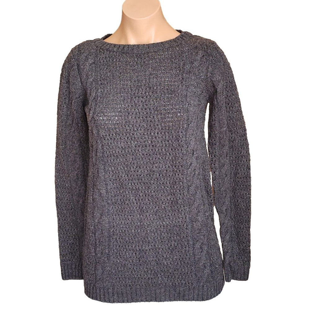 J. McLaughlin NWT‎ Artisan Boat Neck Gray Sweater S